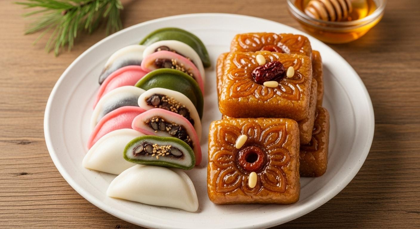 송편 꿀떡 차이