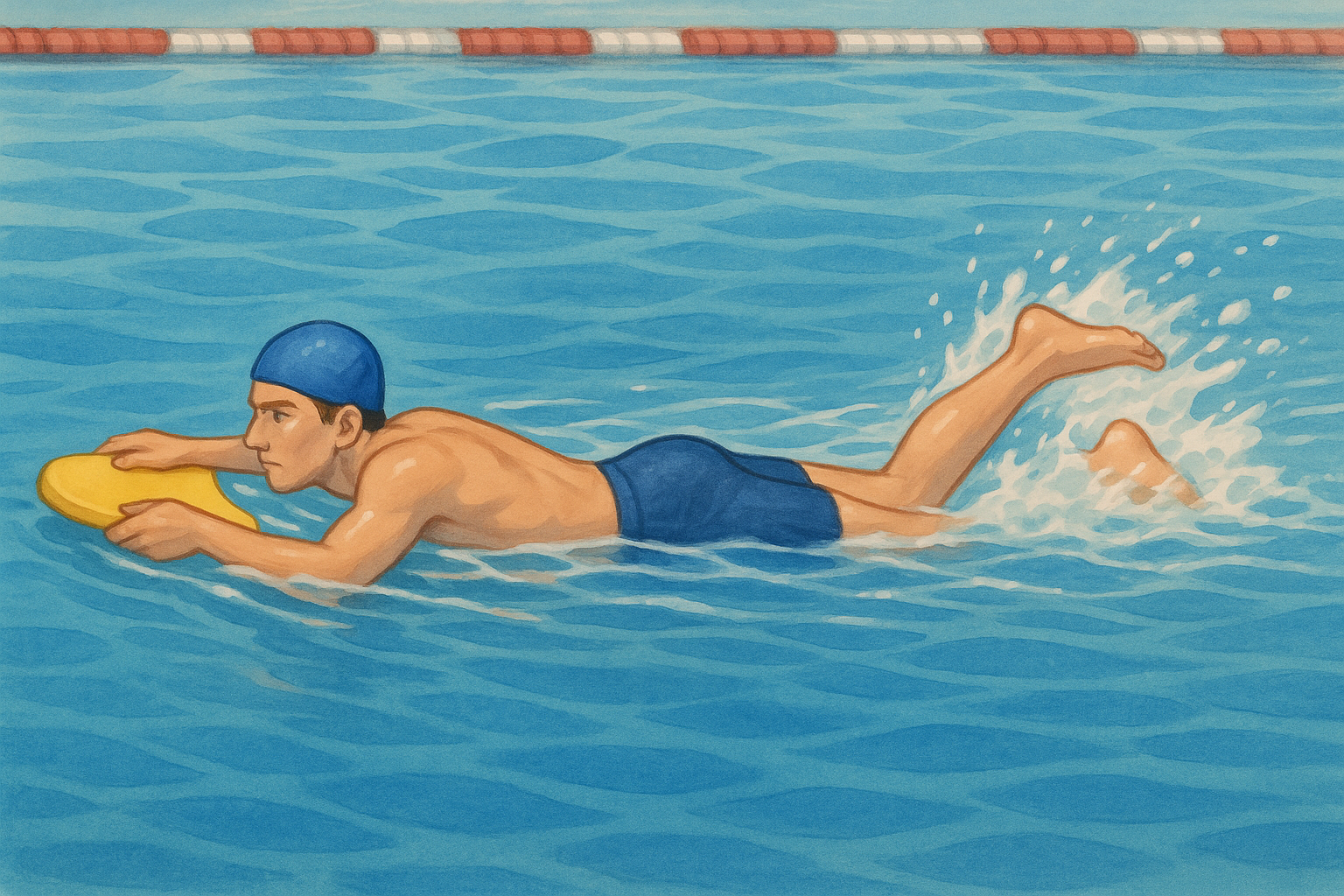 수영 속도를 올리는 킥 연습 비결 관련 사진