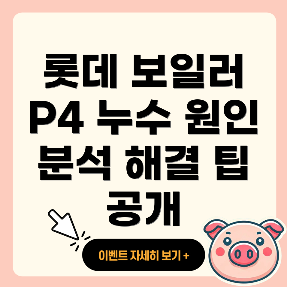 롯데 보일러 에러 코드