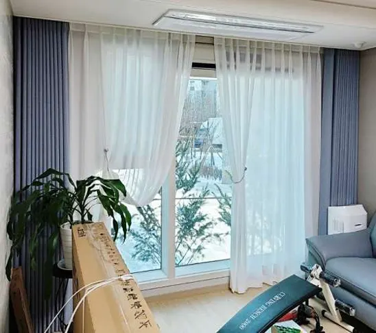 파란 커텐커튼