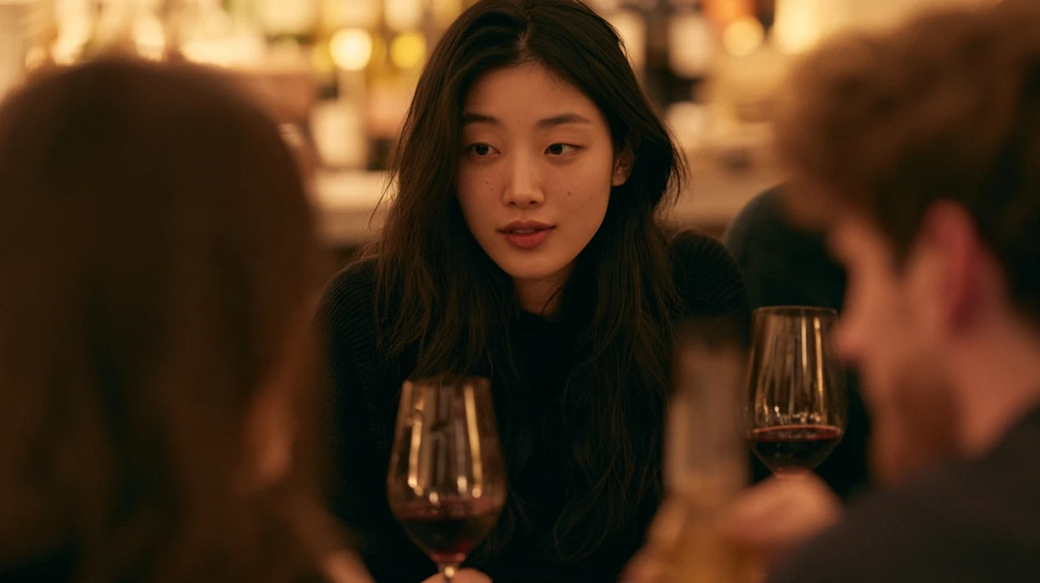 와인 소모임을 즐기며 편안해진 참석자