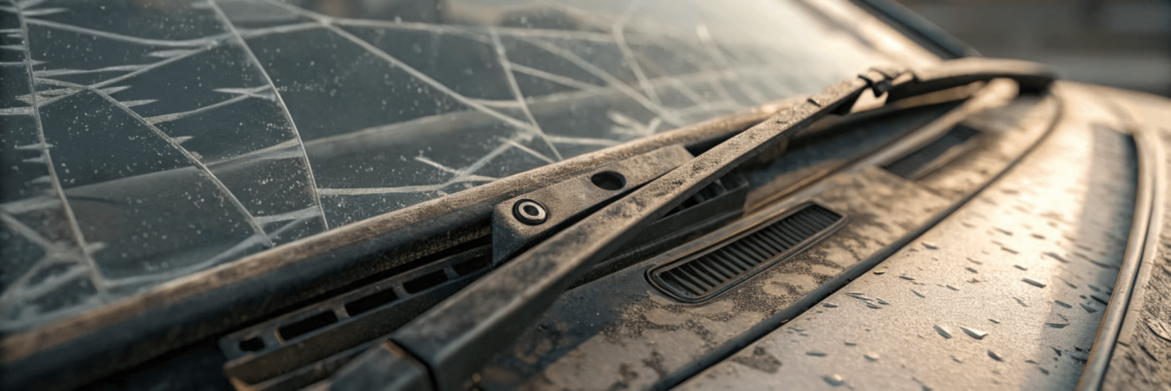 와이퍼 교체시기를 알려주는 자동차 이미지