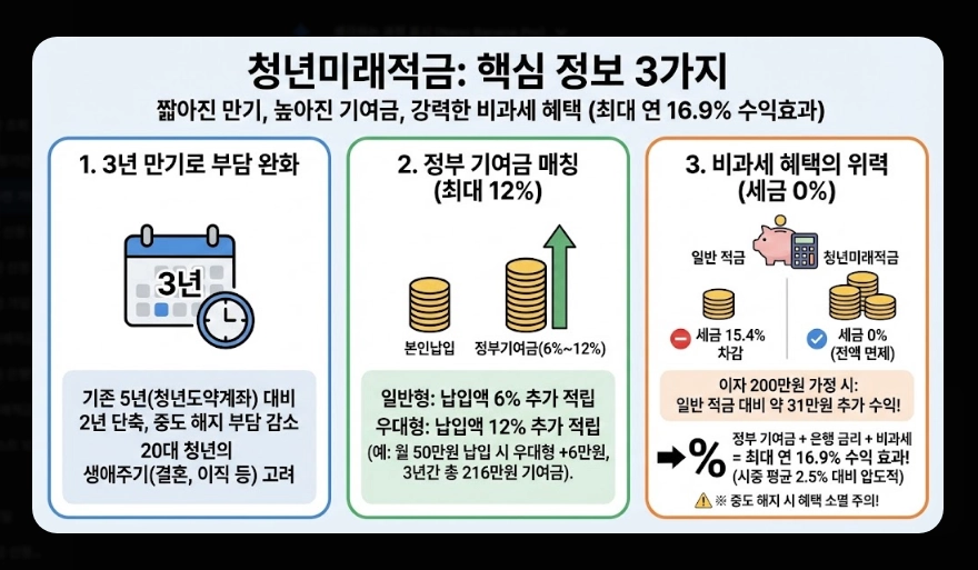 청년미래적금 은행별 금리 비교 [사전 가입 혜택] 우대 조건 및 2026년 신청 방법