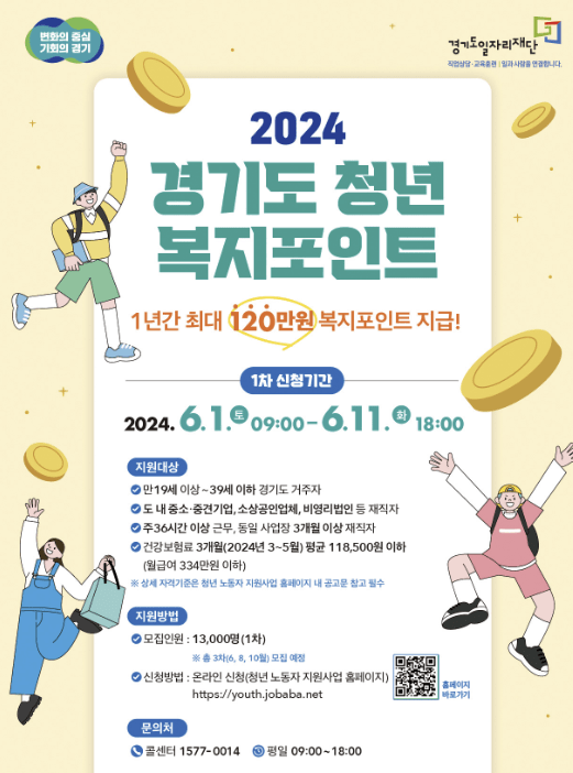경기도 청년 복지포인트 관련 사진1