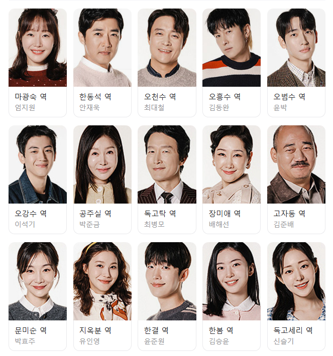 독수리 5형제를 부탁해 등장인물 줄거리 총정리