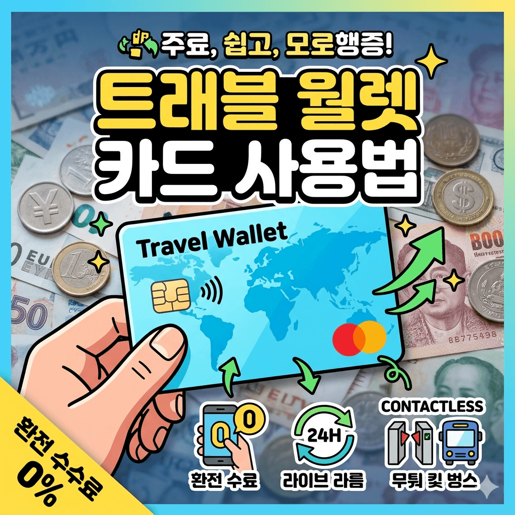 트래블 월렛 카드 사용법