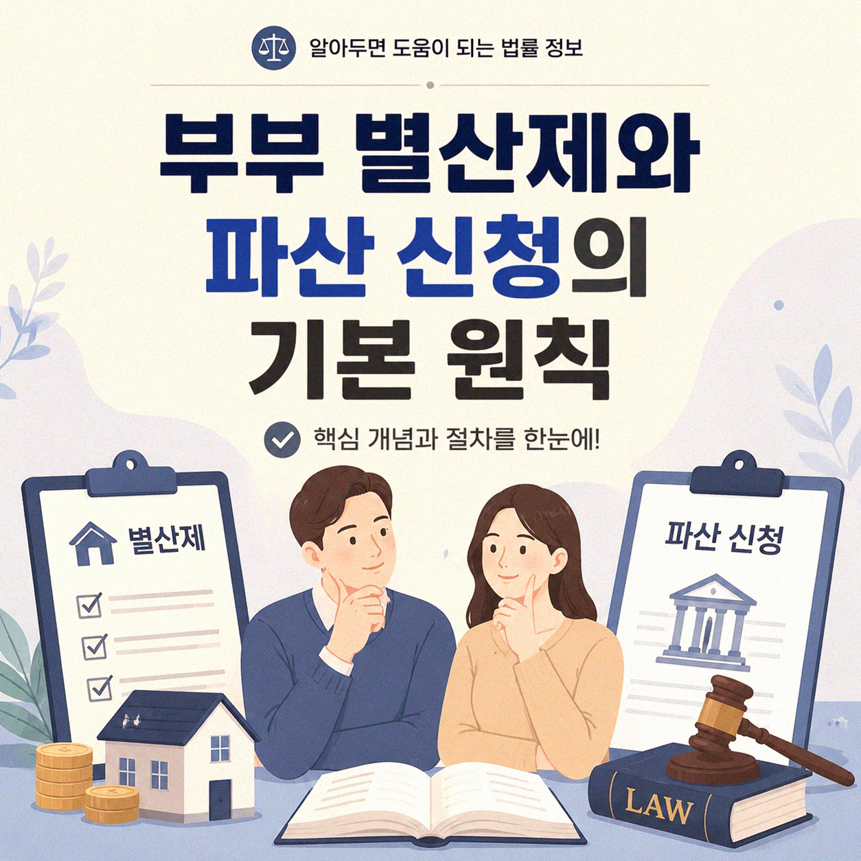 파산 신청, 배우자 재산은 어떻게 될까요?
