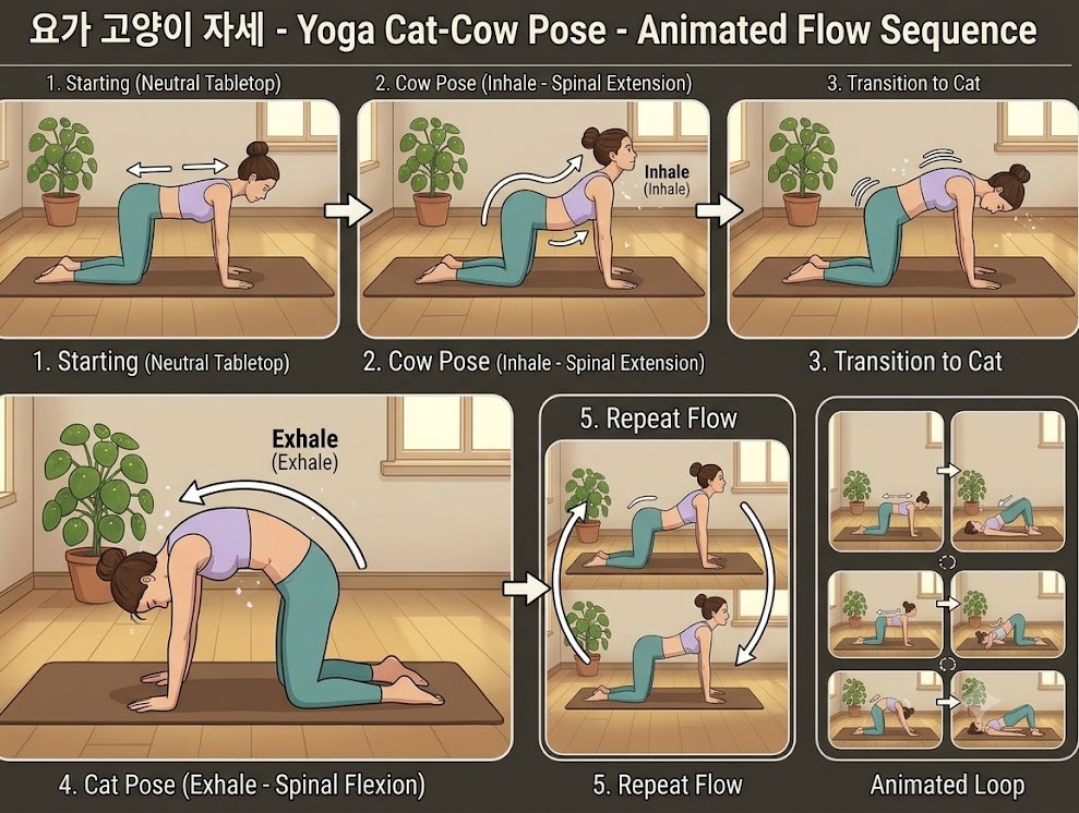 고양이 자세