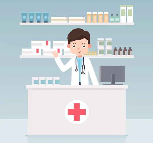 주변병원, 약국 찾기