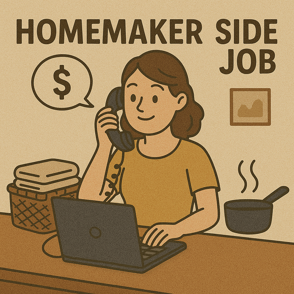 전업주부 부업 사진