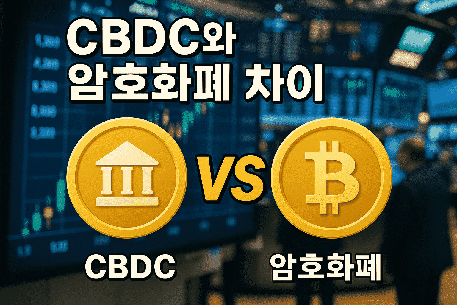 CBDC와 암호화폐 차이