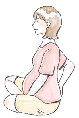 바른 '앉는 자세'