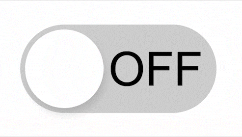 ON/OFF 표시되는 토글 버튼