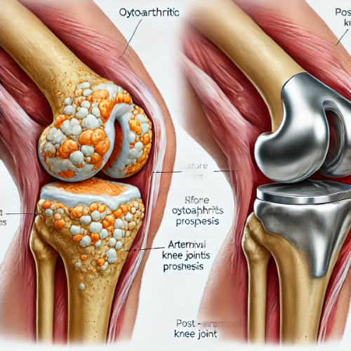무릎 관절 수술 이미지