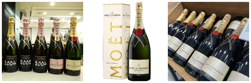 모엣 샹동 임페리얼 사진 3개