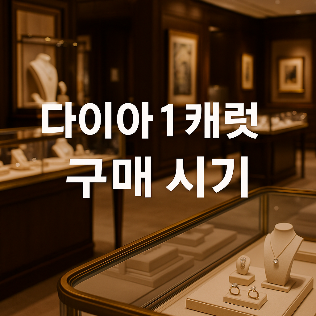 다이아 1캐럿 구매