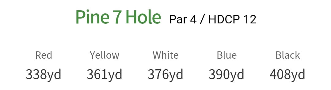 솔모로 컨트리클럽 파인코스 7