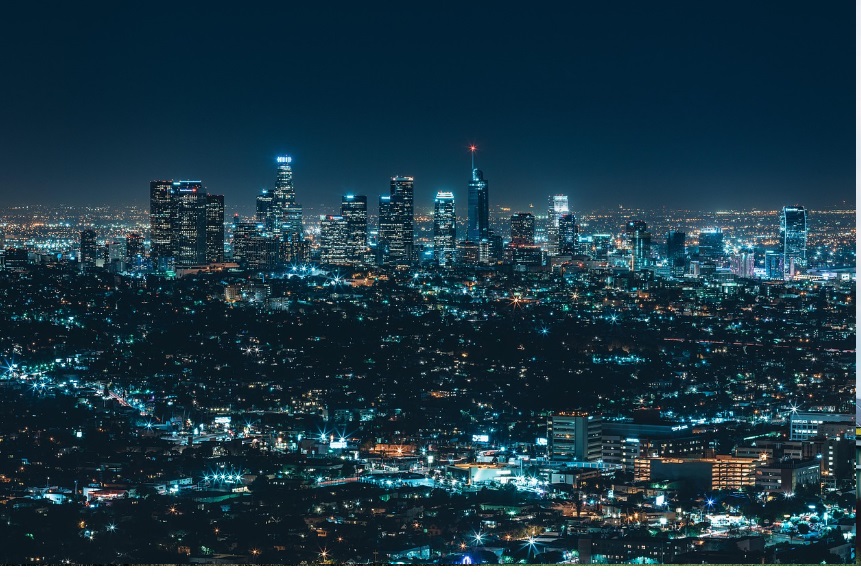 도시 야경 사진