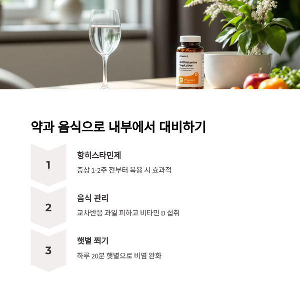 약과 음식으로 대비