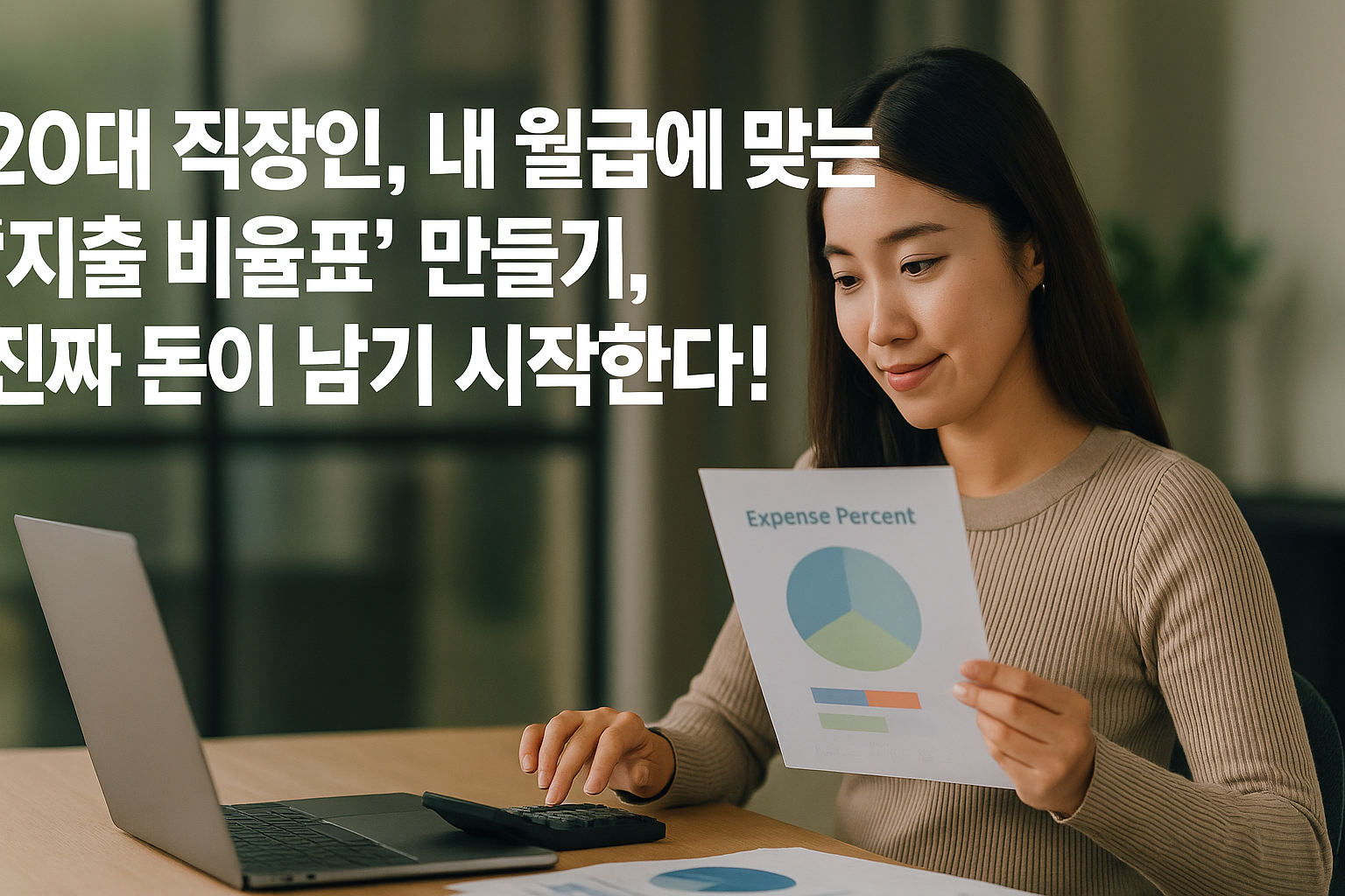 20대 직장인 월급에 맞는 ‘지출 비율표’ 만들기