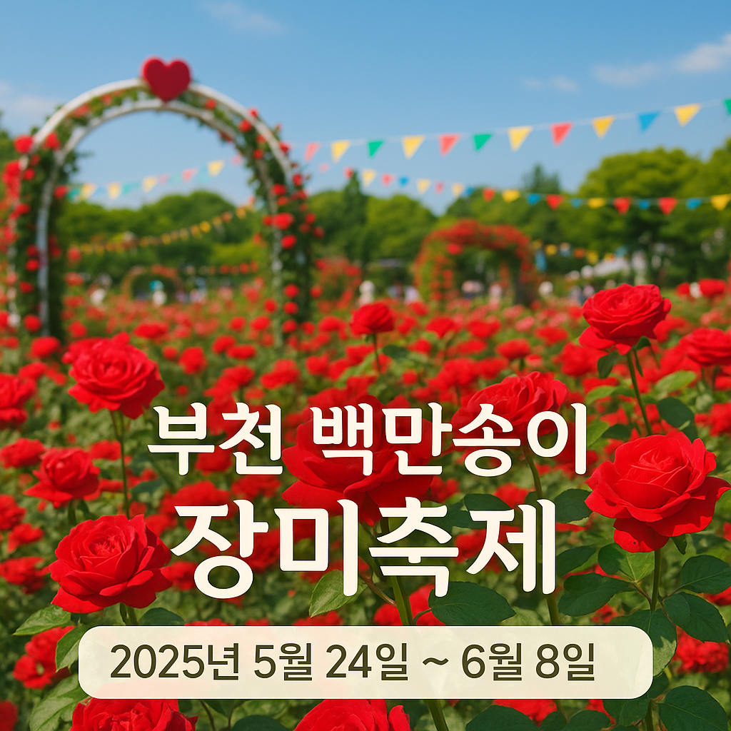 장미축제일정부터 주차장 포토존까지 총정리