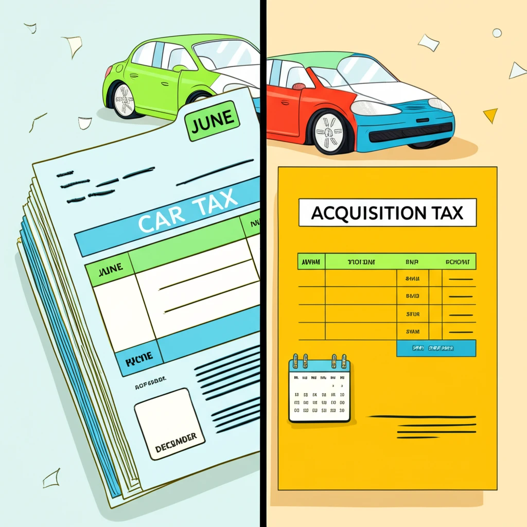 자동차세 vs 취득세: 자동차 세금,..