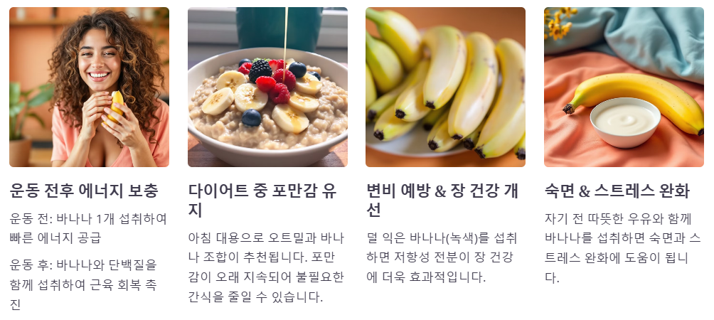 바나나를 건강하게 먹는 방법