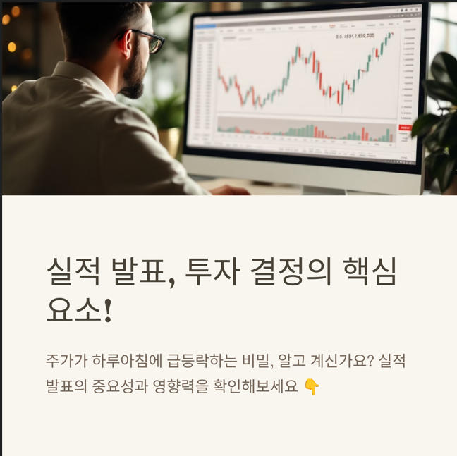 주식 투자와 관련된 이미지