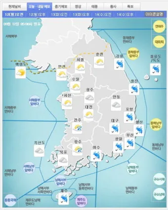동네 예보 초단기 강수 돌발 소나기 대비 이동 팁_8