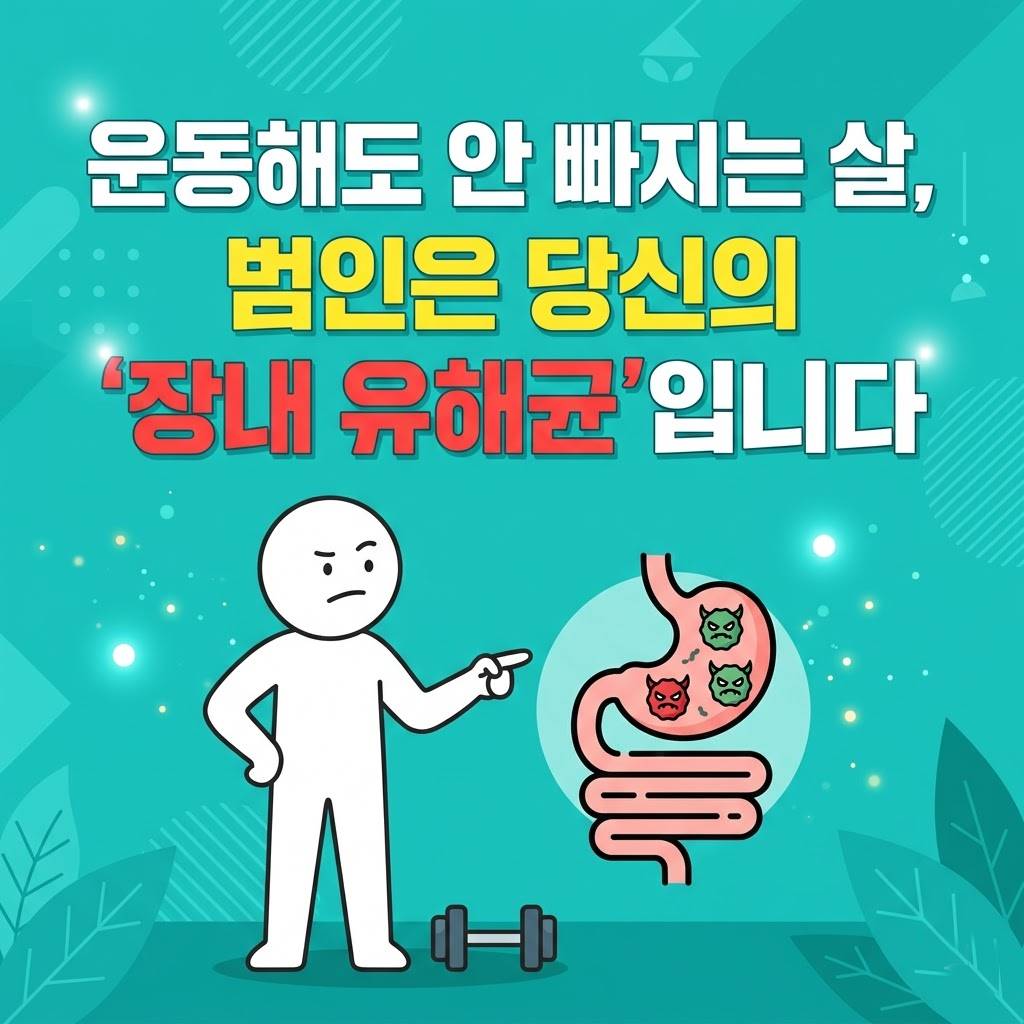 운동해도 안 빠지는 살, 범인은 당신의 &lsquo;장내 유해균&rsquo;입니다