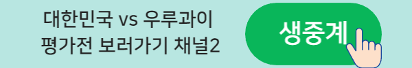 대한민국 우루과이 생중계