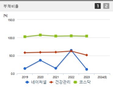 네이처셀 주가 부채비율 (1113)