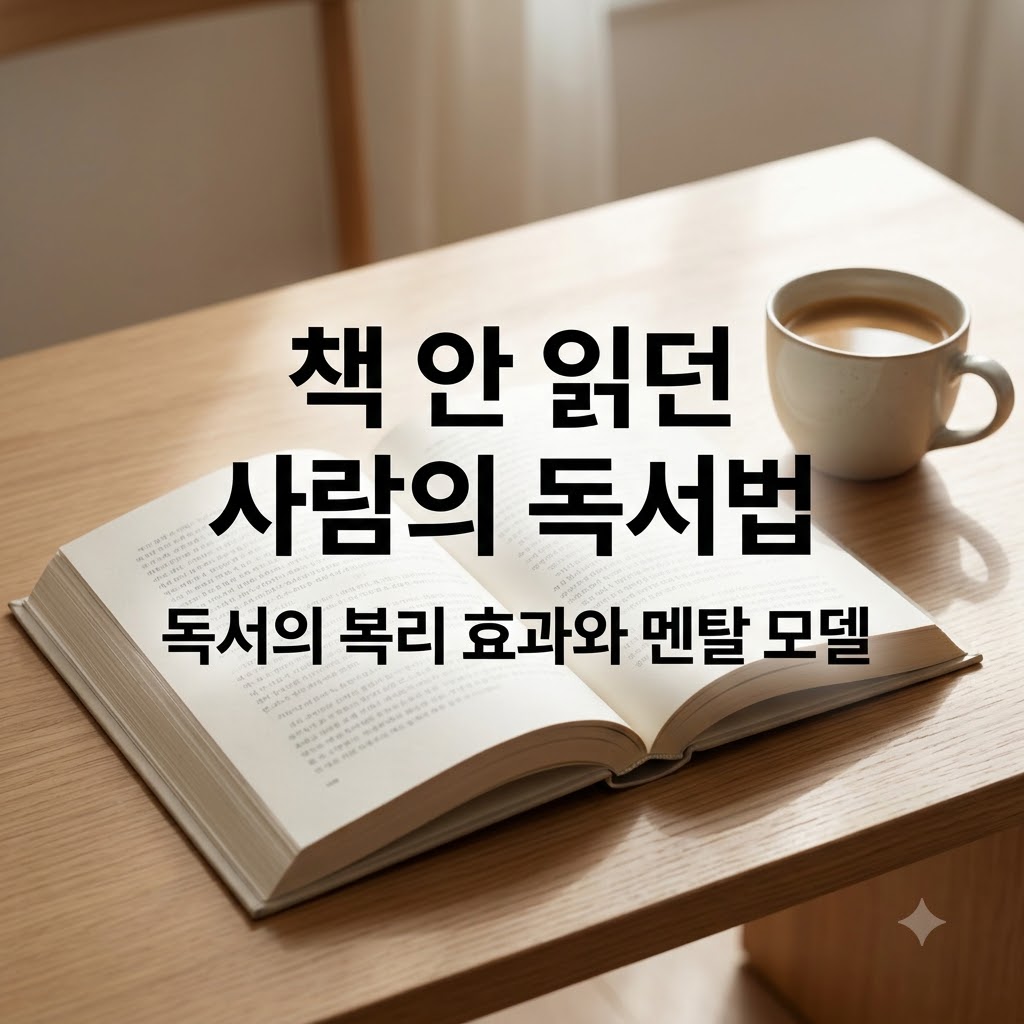 책 안 읽던 사람의 독서법과 독서의 복리 효과