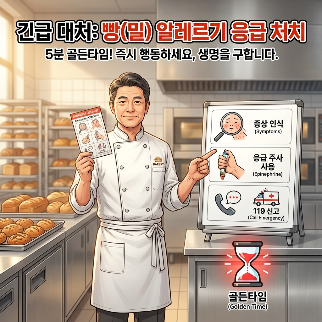 빵 알레르기, 5분이면 끝나는 응급처치 방법 공개