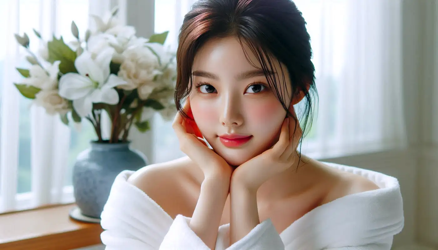 코지마-전신마사지기로-관리하는-여성의-모습