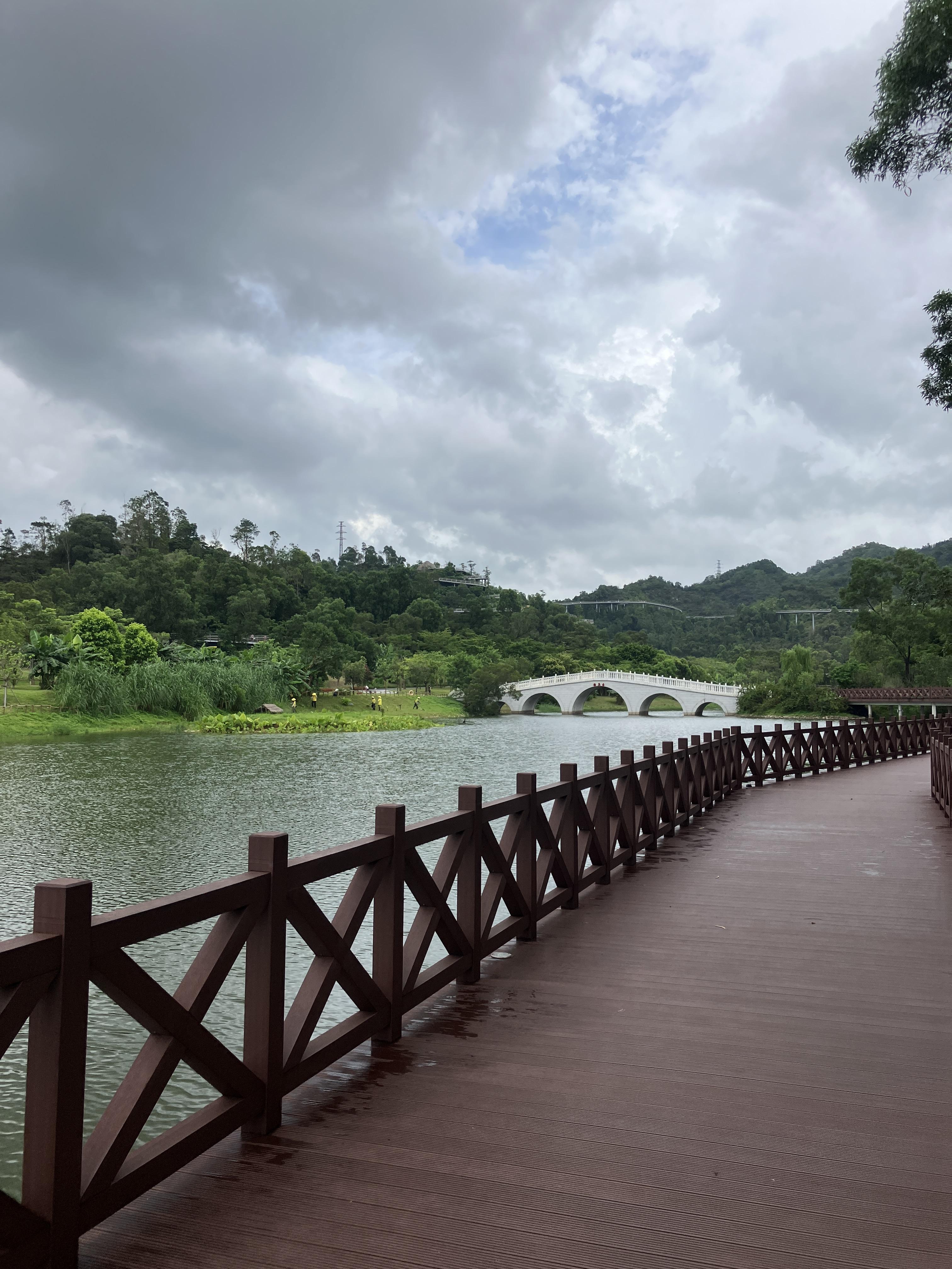 주하이공원 샹산 호수풍경