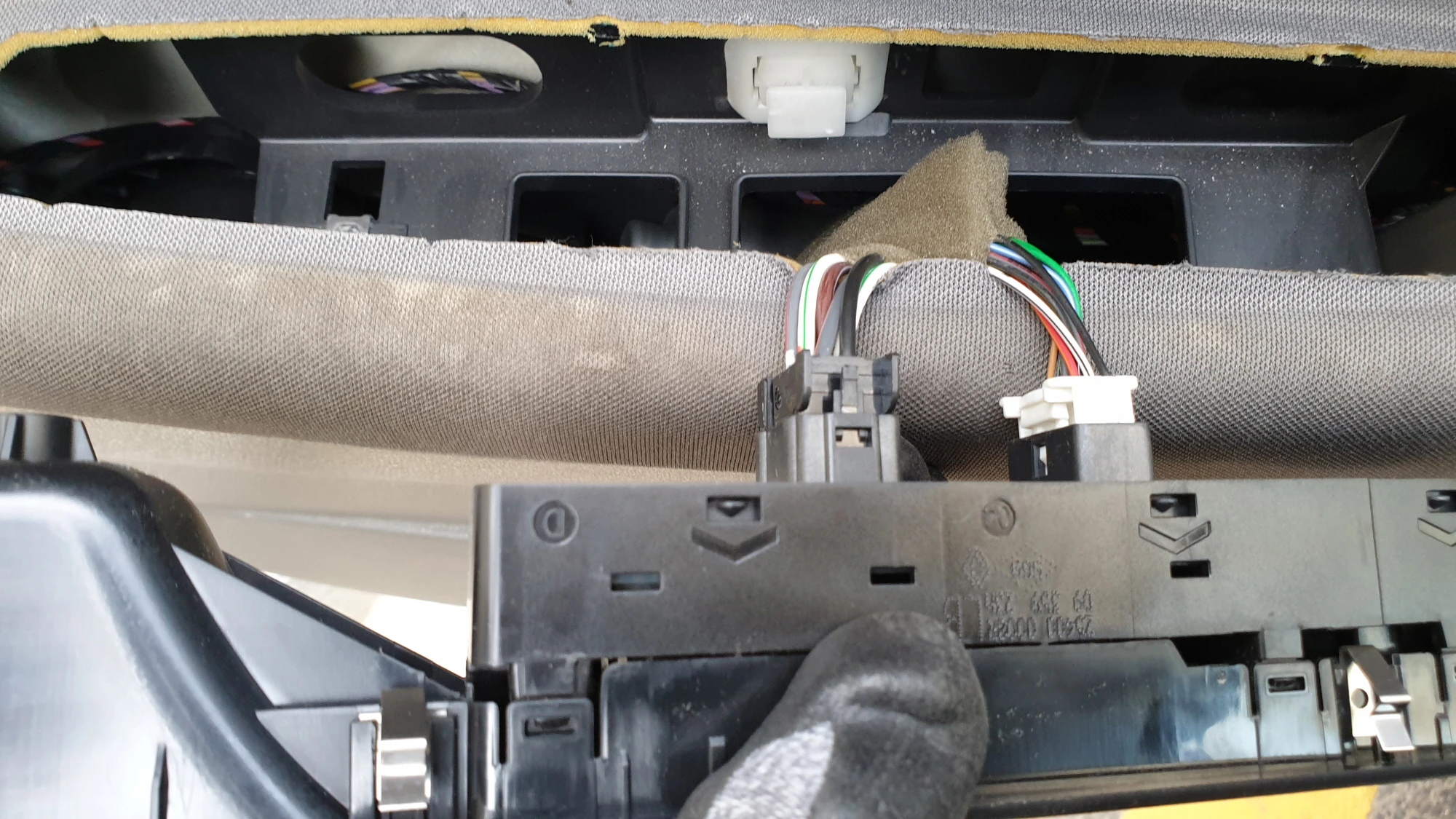 윈도우 버튼 스위치 잭 연결 모습