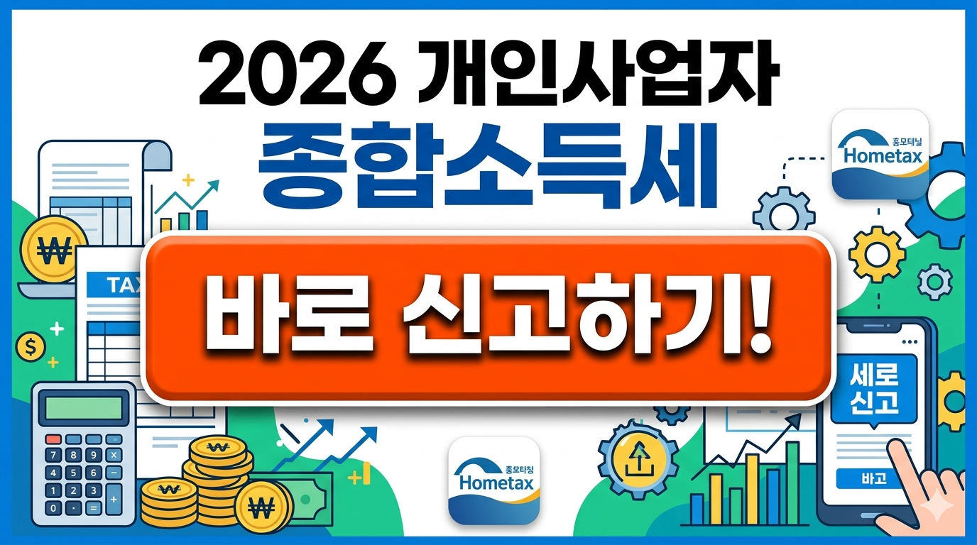 개인사업자 종합소득세 신고방법
