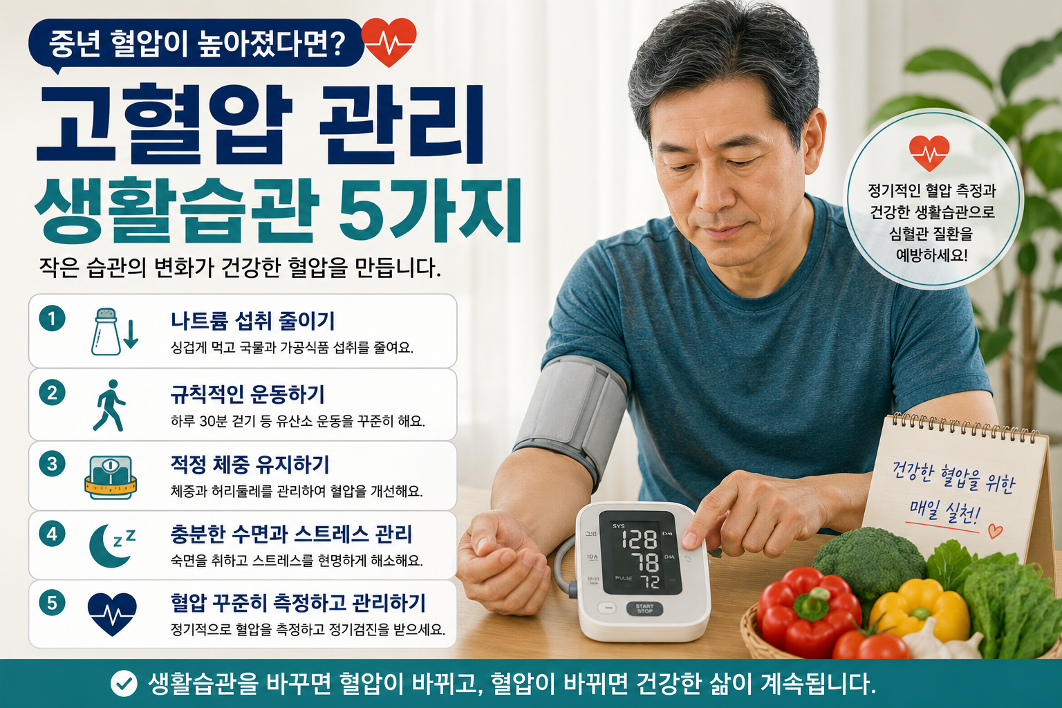 고혈압 관리 생활습관