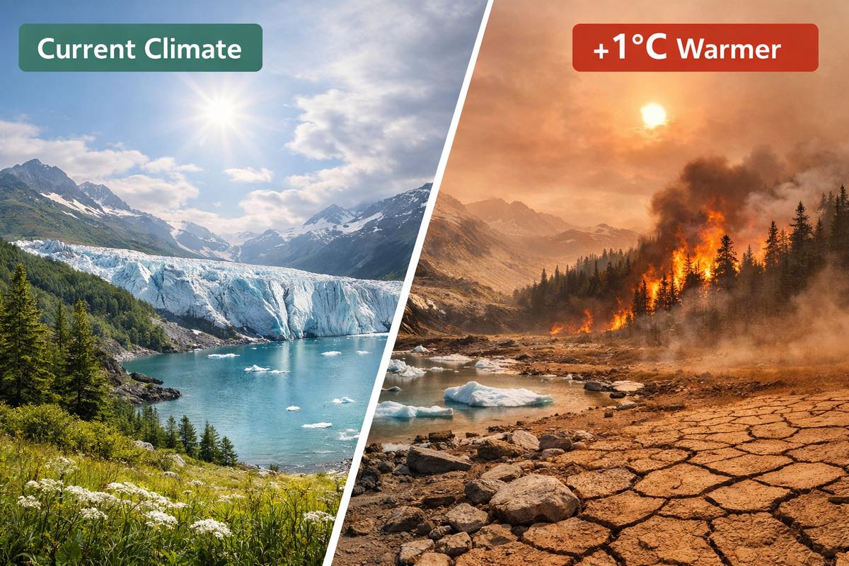 지구 평균 기온 1도가 왜 이렇게 큰 문제로 다뤄질까?