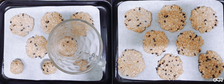 다이어트-간식-아몬드-오트밀-쿠키-만들기