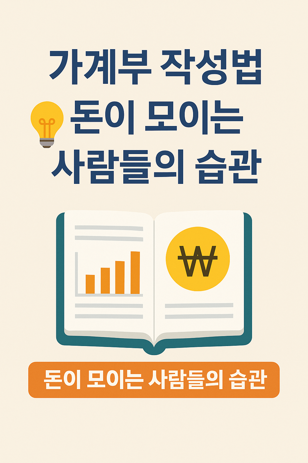 가계부 작성법, 돈이 모이는 사람들의 습관