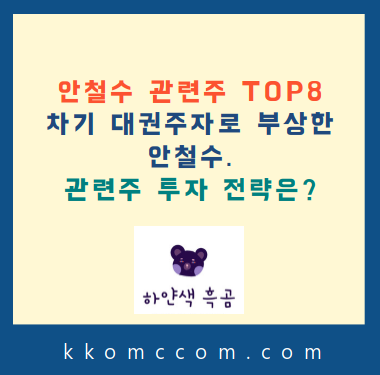 안철수 관련주 포스팅 썸네일