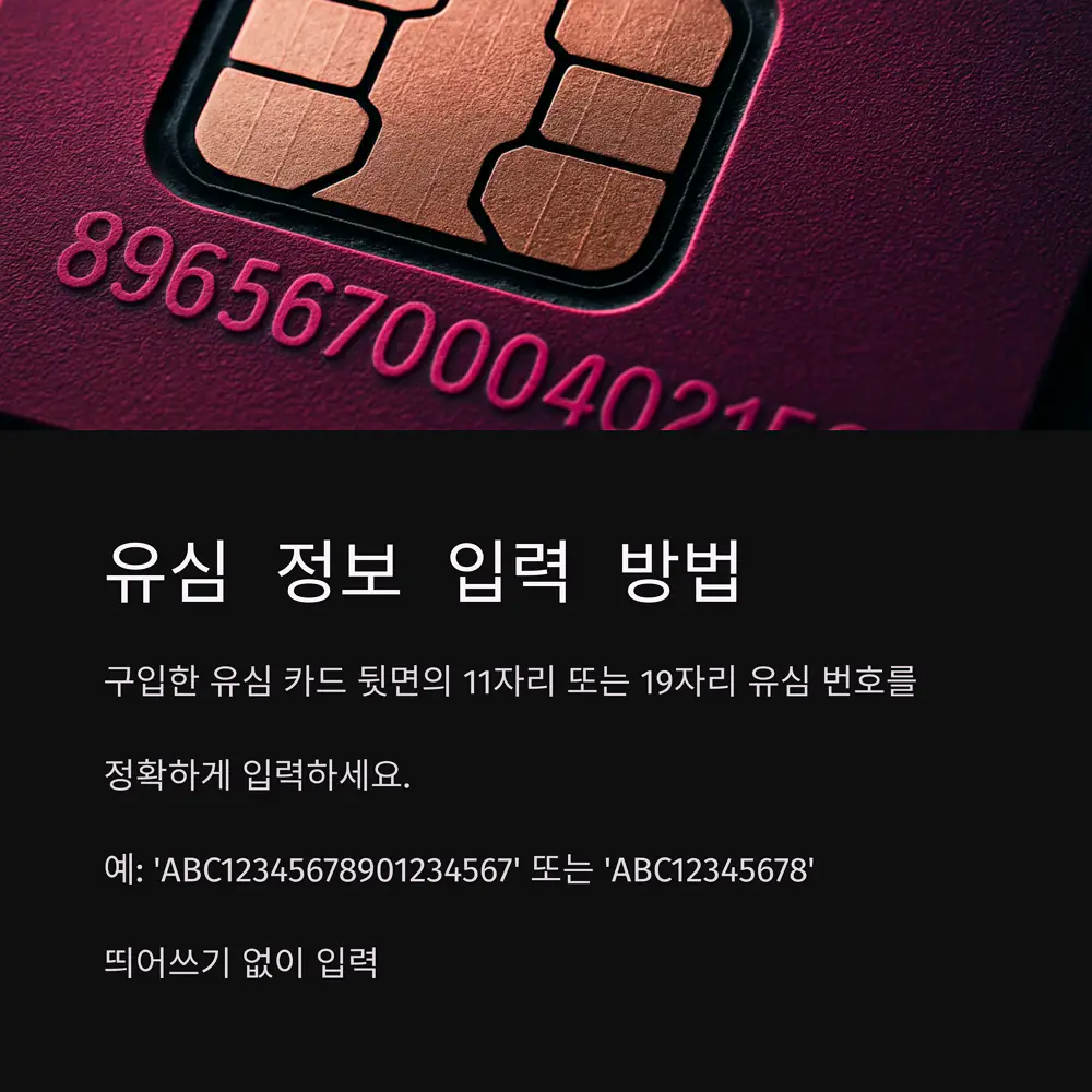유심-정보-입력-방법