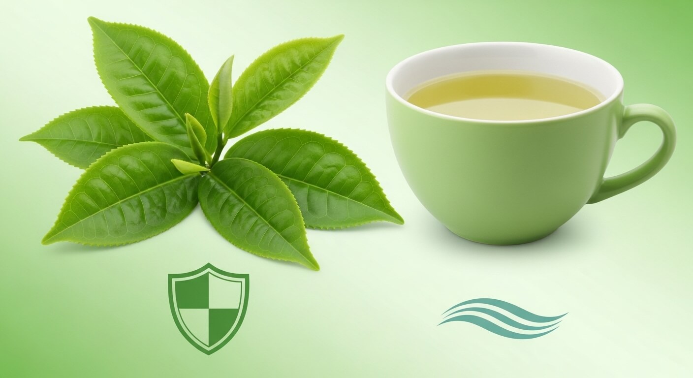 녹차 – 카테킨과 테아닌의 강력한 항산화 콤보