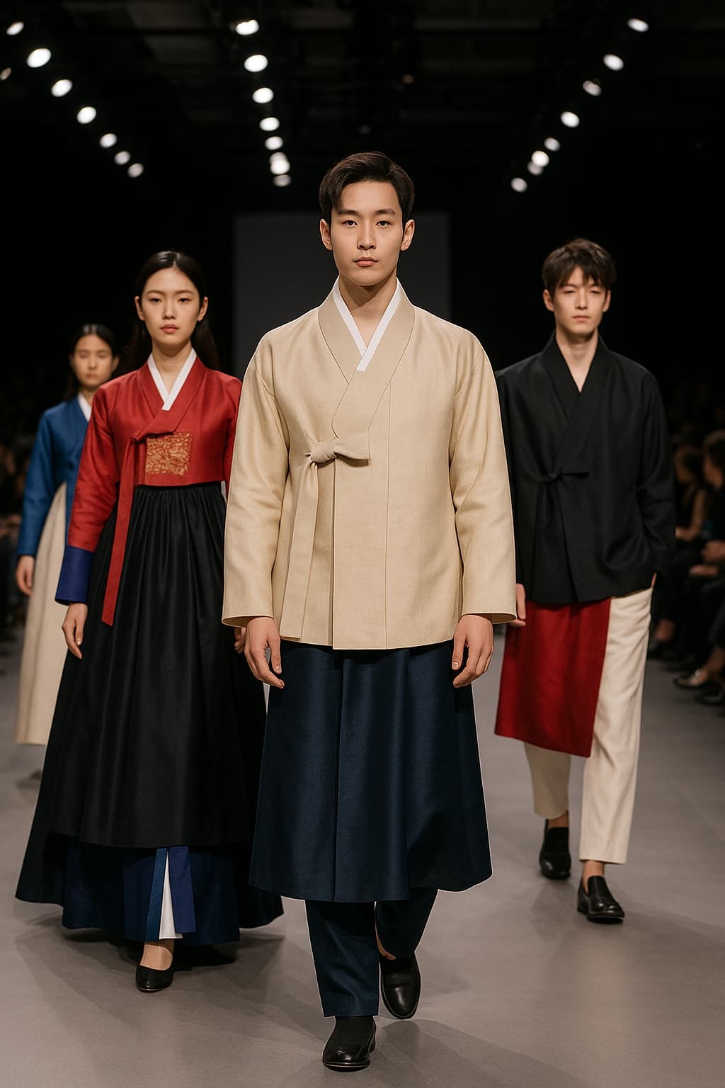 현대 패션 속 한복 디자인 변형 사례