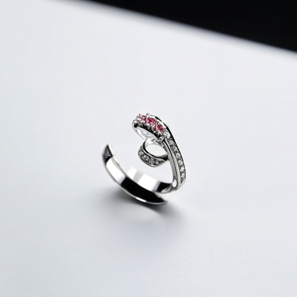 보석 박힌 반지이미지