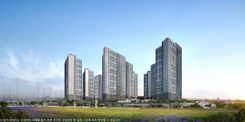 '더샵 탕정인피니티시티 2차' 투시도