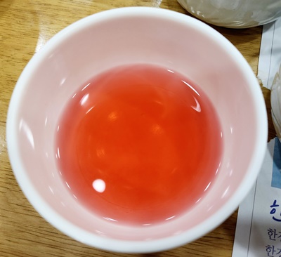 한강한정식오미자차