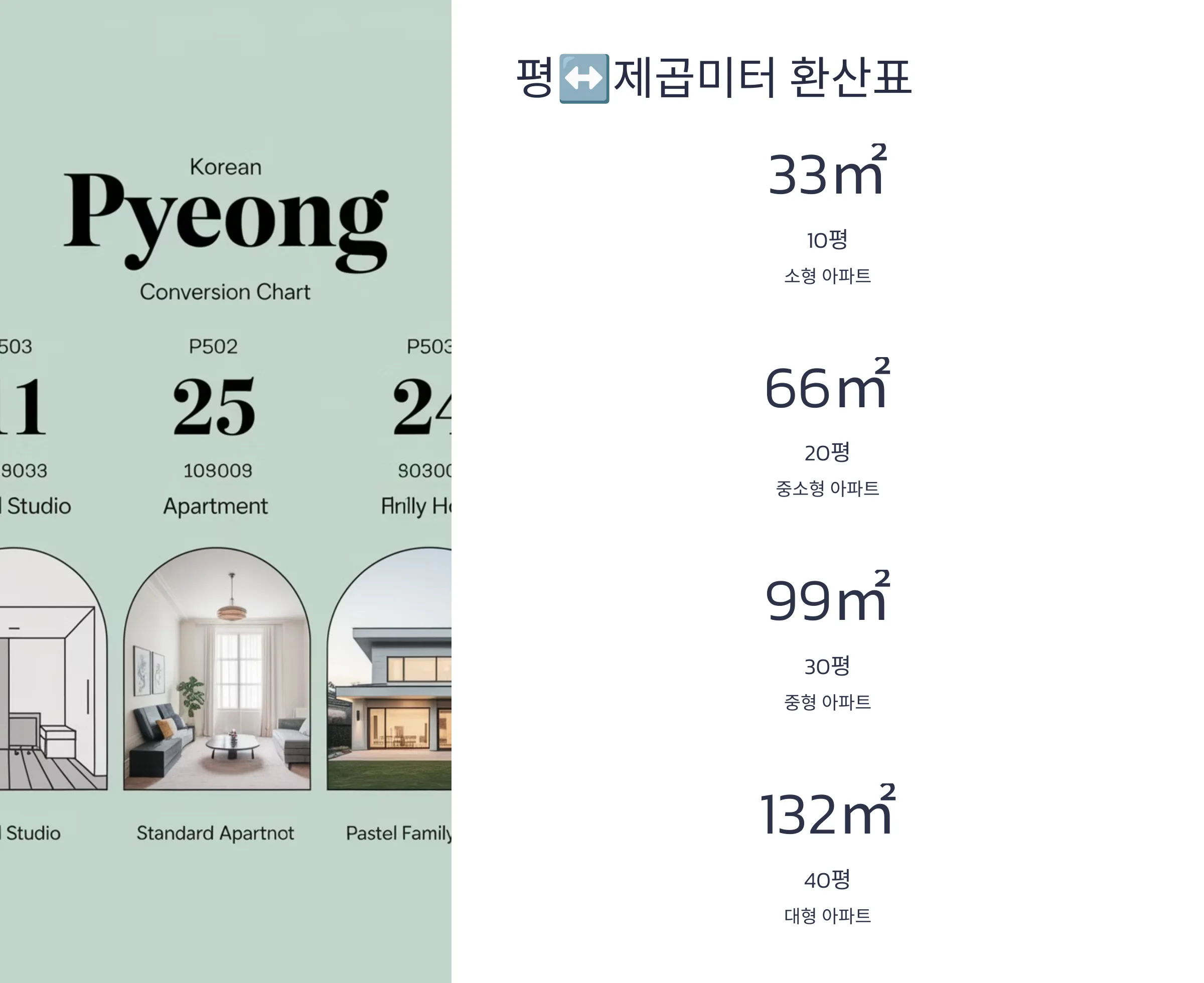 평수 계산 시 흔한 실수